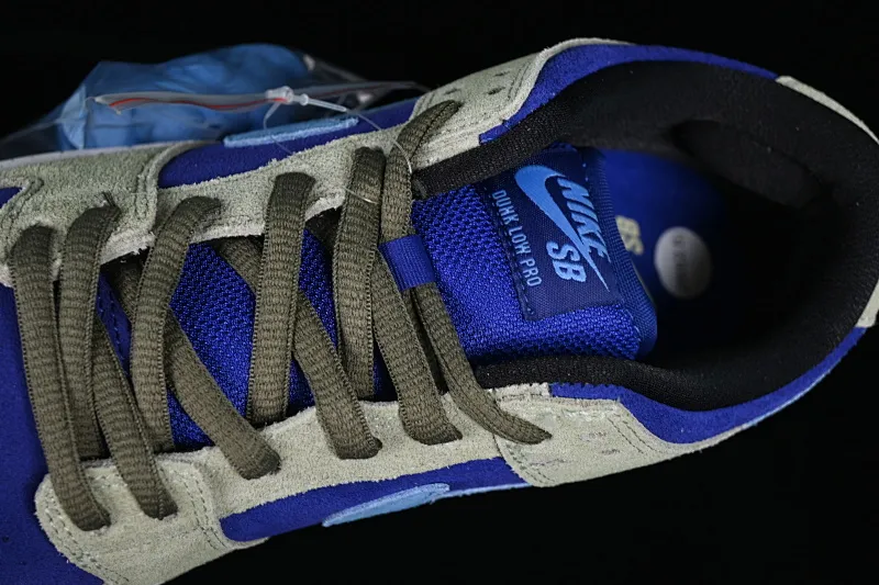All categories Nk SB Dunk Series Nk SB Dunk Low low-top sneakers Nk SB Dunk Low Prm Khaki Blue SB smashed backboard fashion casual sneakers BQ6817-301